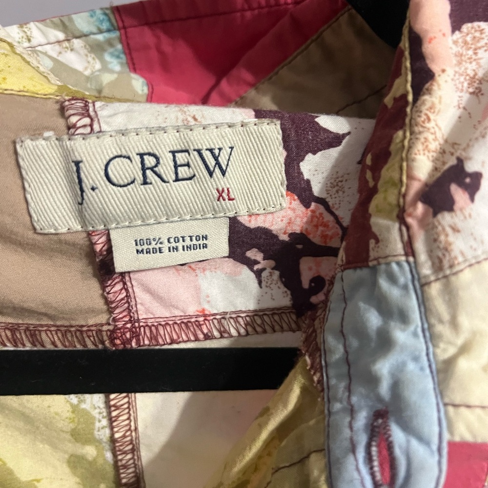 J. Crew Multicolor Patchwork Shirt - Picture 3 of 5